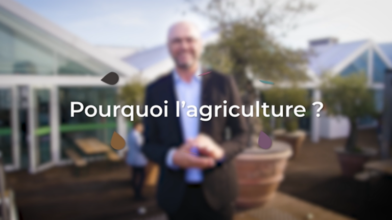 Ronan Vigouroux, Pourquoi l'agriculture ?